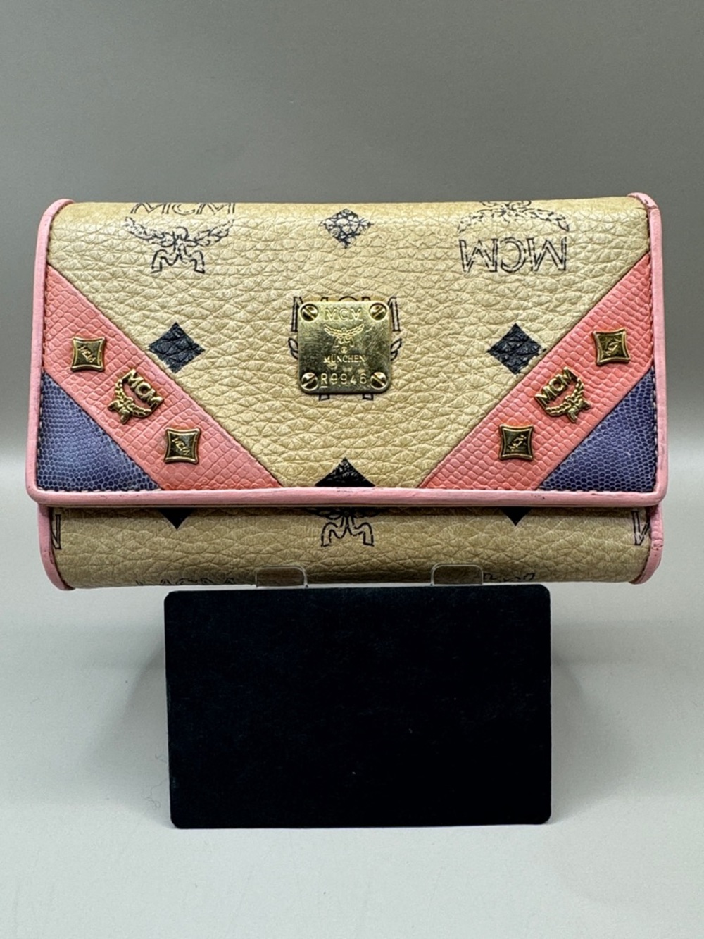MCM Visetos Trifold Wallet